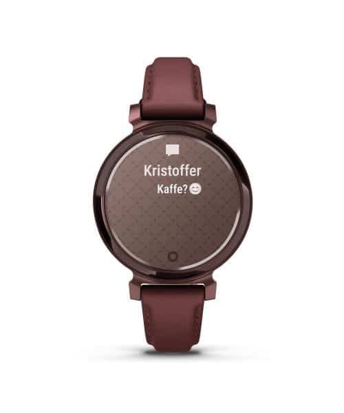 Garmin Lily® 2 Classic - Mørk bronse med morbærfarget skinnrem - Bilde 4