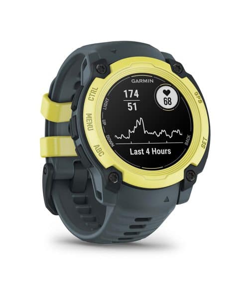 Garmin Instinct® E – 40 mm - Electric Lime-farget med skumringsfarget rem - Bilde 3