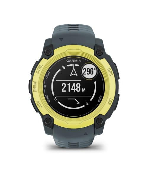 Garmin Instinct® E – 40 mm - Electric Lime-farget med skumringsfarget rem - Bilde 4