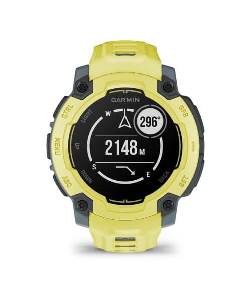 Garmin Instinct® E – 45 mm - Electric Lime-farget med Electric Lime-farget rem - Bilde 4