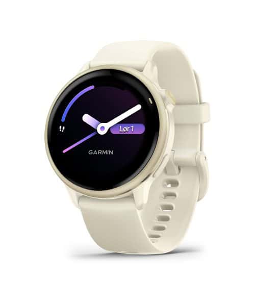Garmin vívoactive® 6 - Lunar Gold med Bone-rem