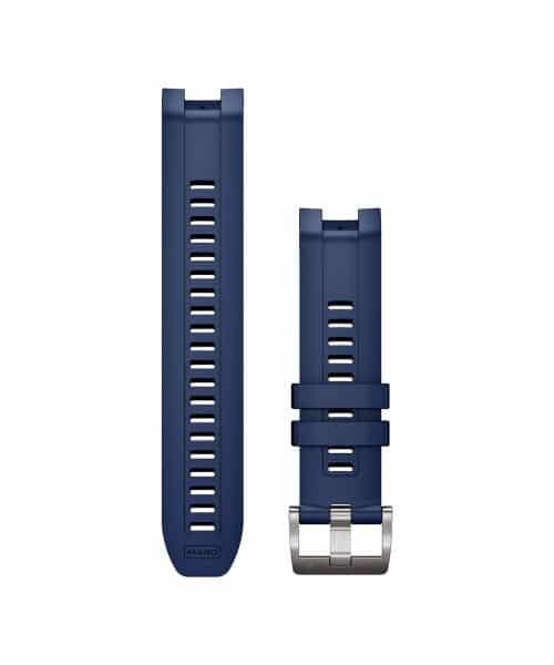 Garmin QuickFit® 22-klokkeremmer - MARQ® (Gen 3) marineblå silikongummi