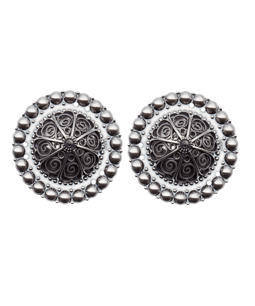 Borer 40 mm med kruser til skinnlist , oksidert