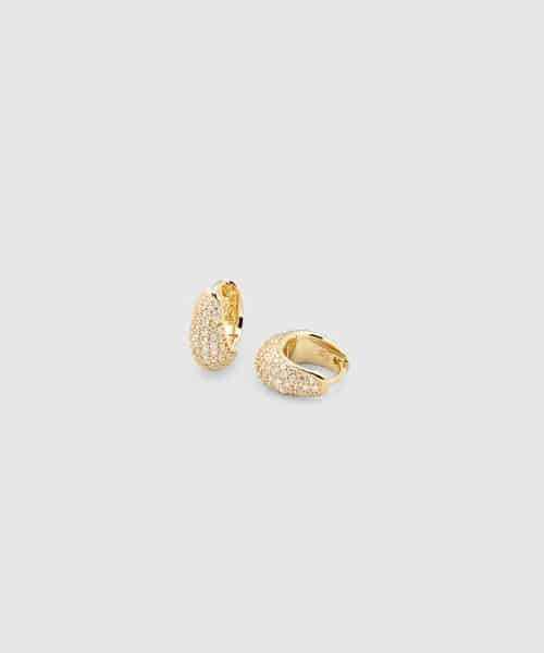 Tom Wood Ice Huggies Pave Gold
