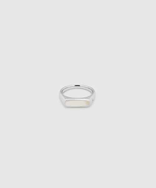 Tom Wood Mario Ring White MOP
