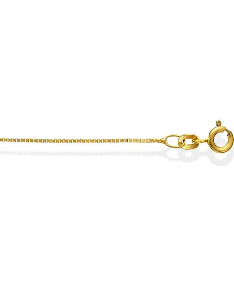 Veneziansk kjede i gull 0,8 mm 42 cm