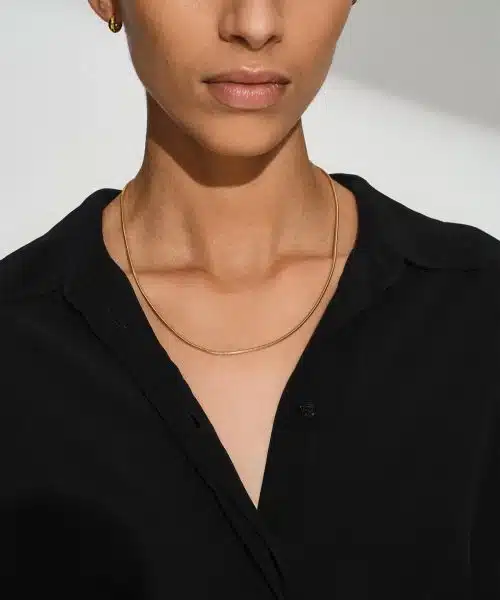 Tom Wood Snake Chain Slim Gold - Bilde 4