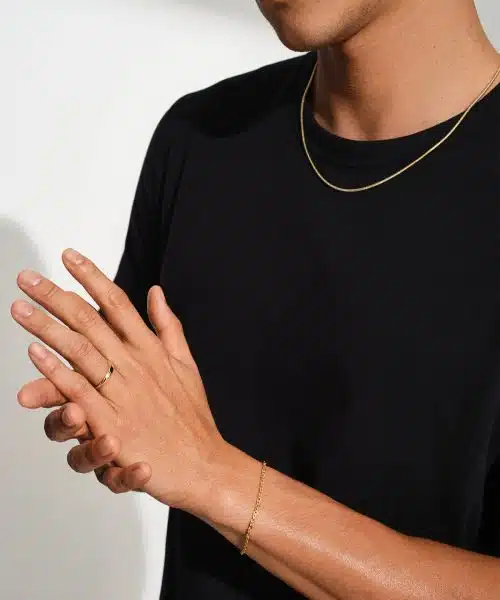 Tom Wood Snake Chain Slim Gold - Bilde 5