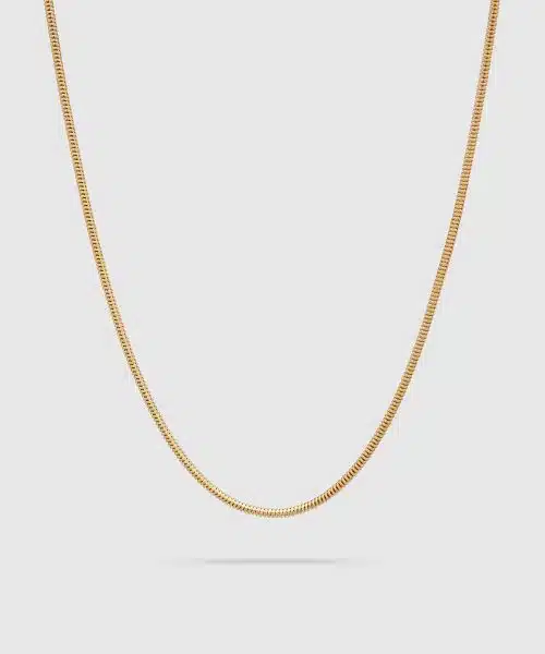 Tom Wood Snake Chain Slim Gold