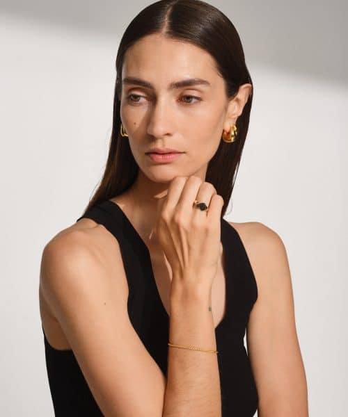 Tom Wood Spike Bracelet Gold - Bilde 3