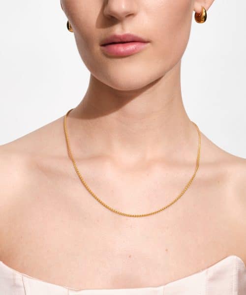 Tom Wood Spike Chain Gold - Bilde 4