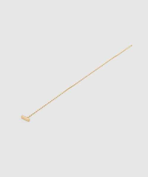 Tom Wood Sleek Ear Chain Gold 64 mm