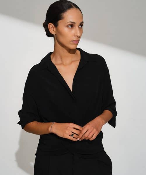 Tom Wood Kay Ring Polished Onyx - Bilde 3