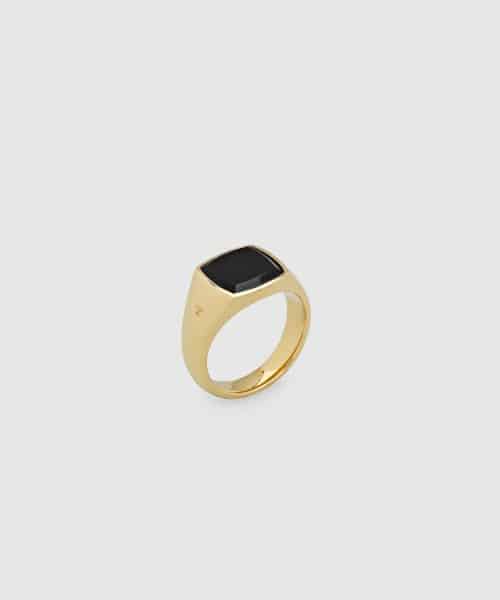 Tom Wood Kay Ring Gold Black Onyx - Bilde 7