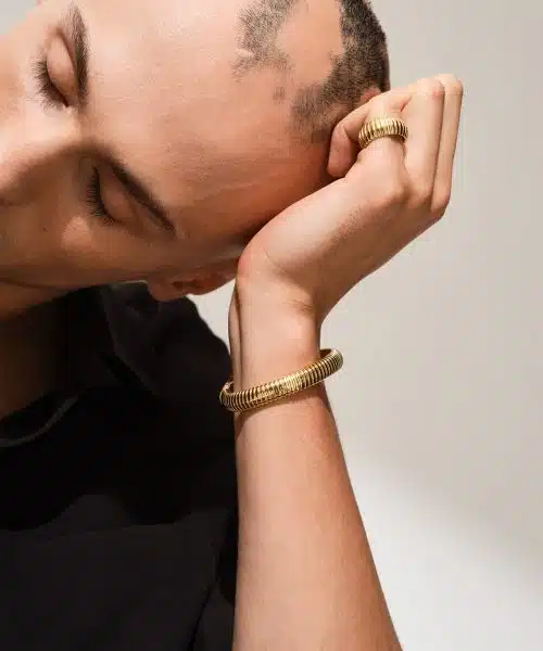 Tom Wood Tubogas Bracelet Gold - Bilde 3