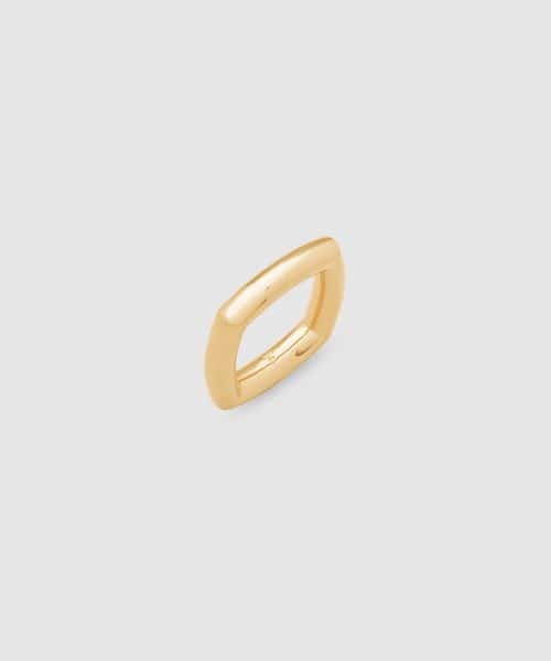 Tom Wood Frame Ring Slim Gold