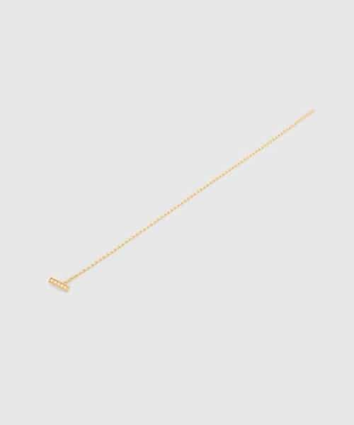 Tom Wood Sleek Ear Chain Gold Brilliant 140 mm