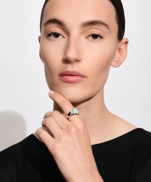 Tom Wood Kim Ring Ice Blue - Bilde 3