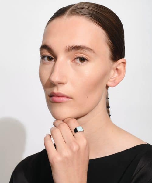 Tom Wood Kay Ring Ice Blue - Bilde 2