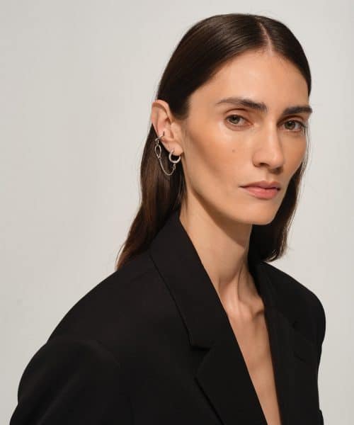 Tom Wood River Ear Cuff Chained Hoop - Bilde 4