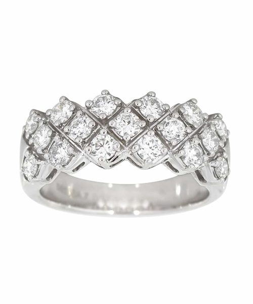 Diamantring 1.20ct. Brilliant Cut, Top Wesselton SI, Hvitt gull