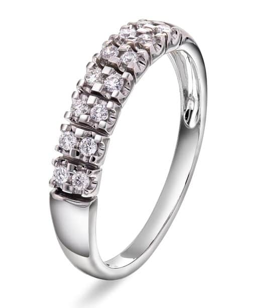 Diamantring 0.22ct. Brilliant Cut, Top Wesselton SI