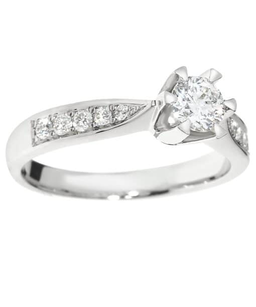 Diamantring Victoria Lux 0.20ct. + 0.15ct. Brilliant Cut