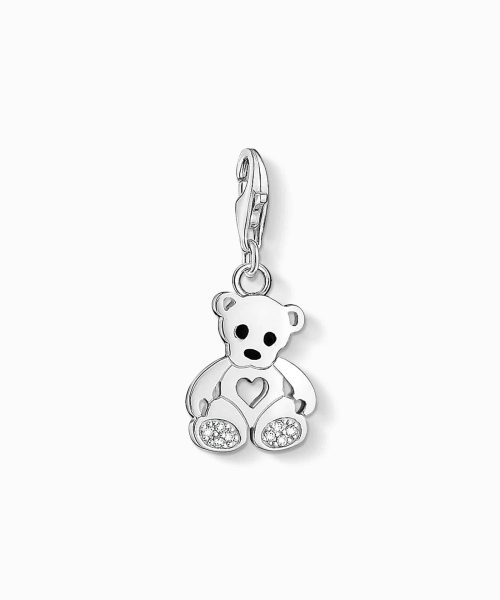 Thomas Sabo Charm pendant teddy bear with heart