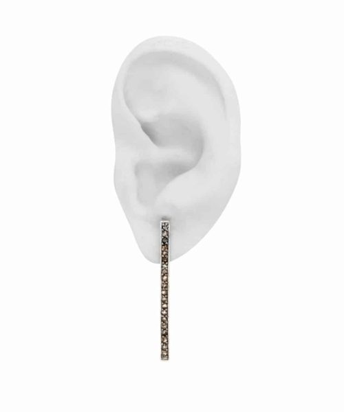 The Twinkling, earstuds, Black Silver plated, 925. Silver - Bjørg - Bilde 2