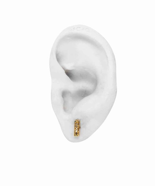 A Crack of Light, Earstuds, 18 K Gold plated, 925 Silver - Bjørg - Bilde 2