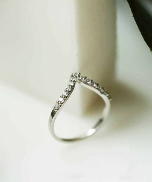 Ring i gull med diamant 0,26 ct wsi - Bilde 4