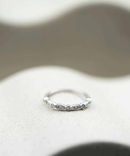 Diamantring i hvitt gull 0.25ct (WSI) - Bilde 2