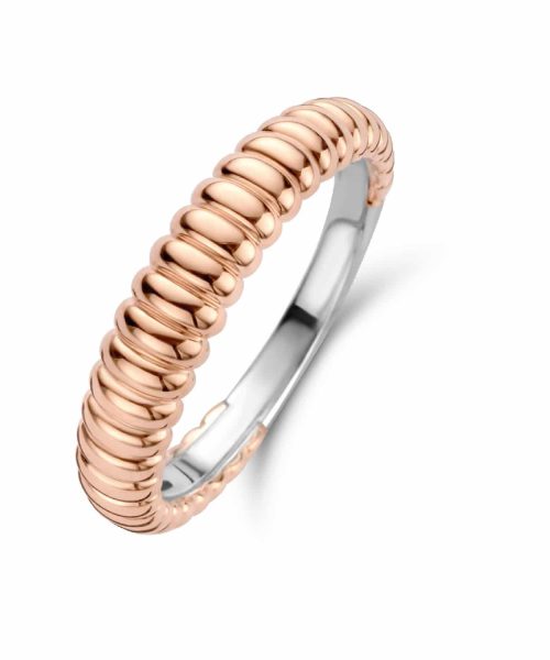 Ti Sento - Milano Ring Forgylt Sølv - 12218SR