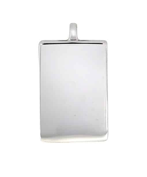 Hvitt gull anheng, plate