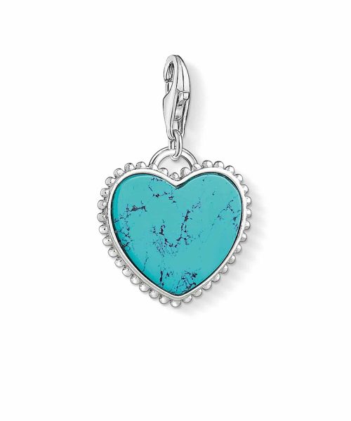 Thomas Sabo - Charm pendant "Turquoise heart "