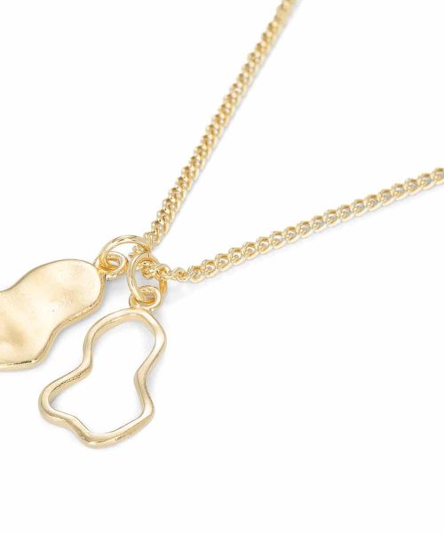 Arp charm necklace, 925 Silver based, 18k Gold plated - Bjørg