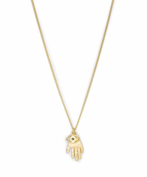Occult necklace, 925 Silver based, 18k Gold plated - Bjørg