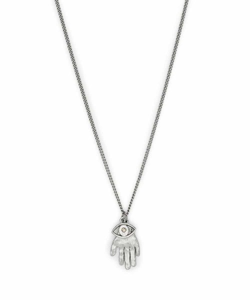 Occult necklace, 925 Silver based, Black Silver plated - Bjørg