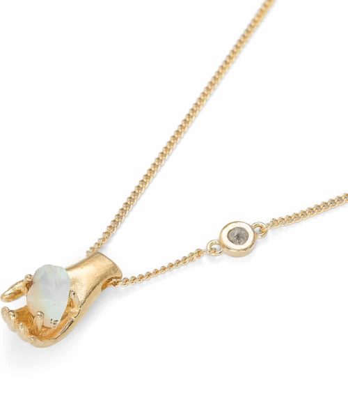 Occult necklace, 925 Silver based, 18k Gold plated - Bjørg