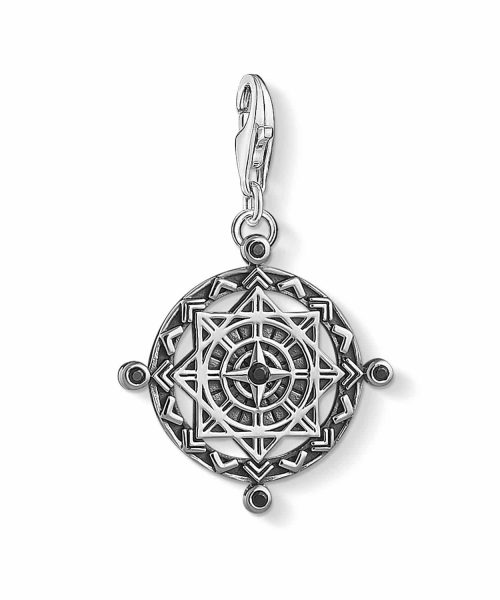 Charm Club Charm Pendant "Disc Vintage Compass"