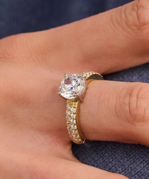 Ti Sento Classic Zirconia Ring with stone - Bilde 5