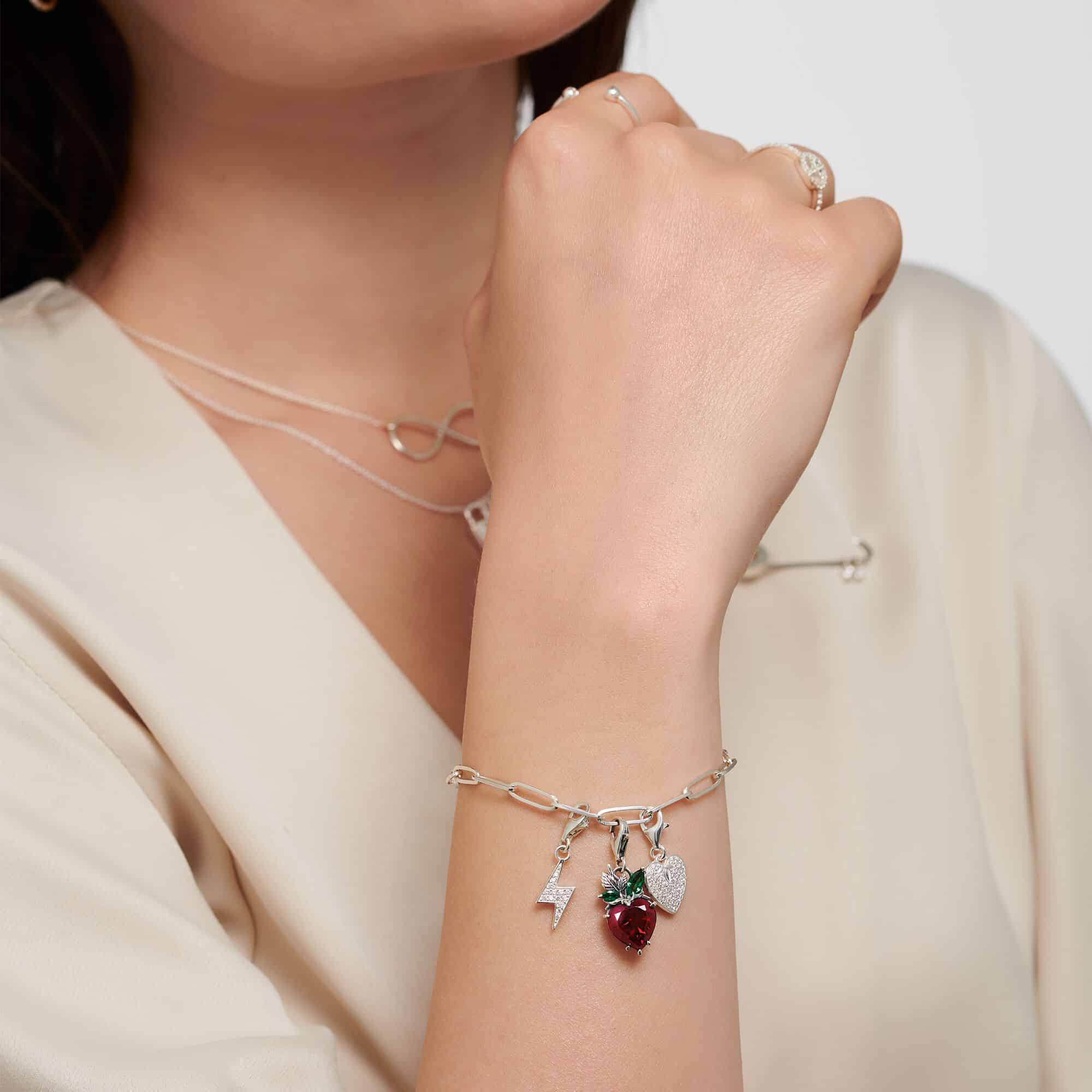 Thomas Sabo Charm pendant strawberry silver - Bilde 3