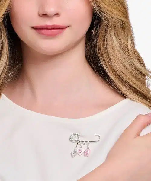 Thomas Sabo Charm pendant heart with pink stones silver - Bilde 5