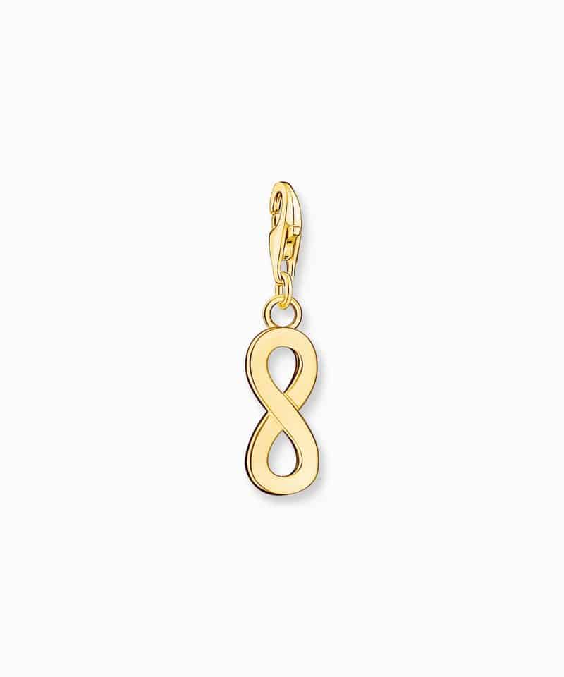 Thomas Sabo Charm pendant infinity yellow-gold plated
