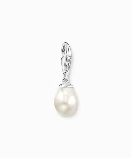 Thomas Sabo Charm pendant white pearl silver