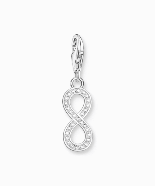 Thomas Sabo - Silver Infinity Charm pendant with zirconia stones silver
