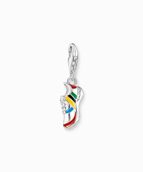 Thomas Sabo - Silver charm pendant sports shoe with colourful cold enamel