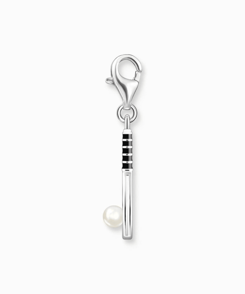 Thomas Sabo - Silver charm pendant tennis racket with freshwater pearl - Bilde 2