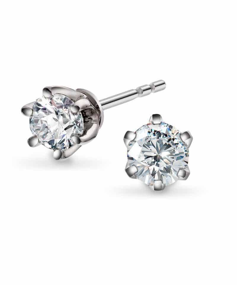 Polaris øredobber m/zirkonia