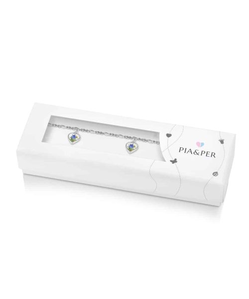 Pia & Per - Charms-armbånd i sølv - Blåklokke - Bilde 2